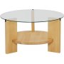 Armand Couchtisch Ø75 cm - Eiche