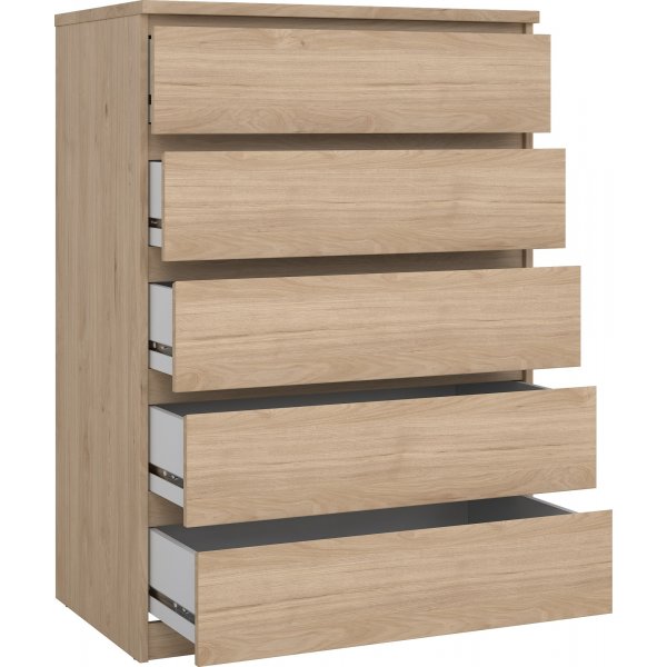 Naia Kommode mit 5 Schubladen - Hickory