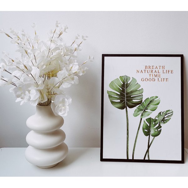 Striga Vase - Creme