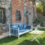 Hampus 3-Sitzer Outdoor-Sofa - Weiß/Blau