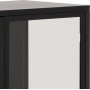 Vitrine Newcastle - Schwarz