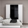 Elevate-Kleiderschrank 180 x 52 x 218 cm - Weiß