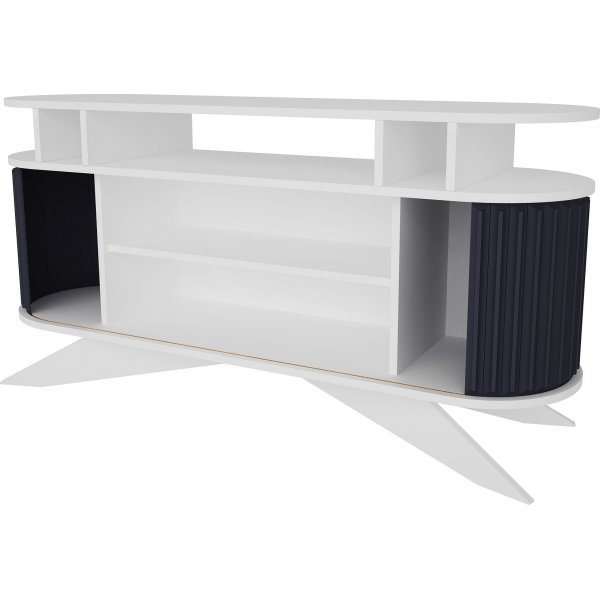 Stormy Sideboard - Weiß/Anthrazit