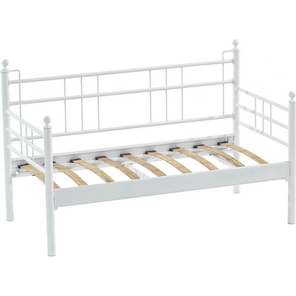 Manyas 2-Sitzer Outdoor-Sofa - Weiß/Braun