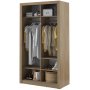 Mervyn Garderobe 120 - Shetland Eiche