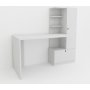Merino-Schreibtisch 120 x 61,8 cm - Weiß