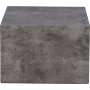 York Low Couchtisch 80 x 60 cm - Dunkelgrau