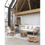 Grand Canyon Couchtisch 60 x 60 cm - Teak/Glas