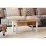 Lissabon Couchtisch 90 x 50 cm - Beige