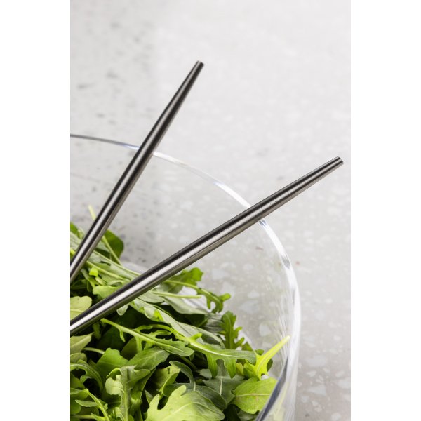 Aktives Salatbesteck - Silber