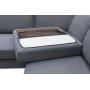 Nova U-Sofa Hellgrauer Stoff - Rechts