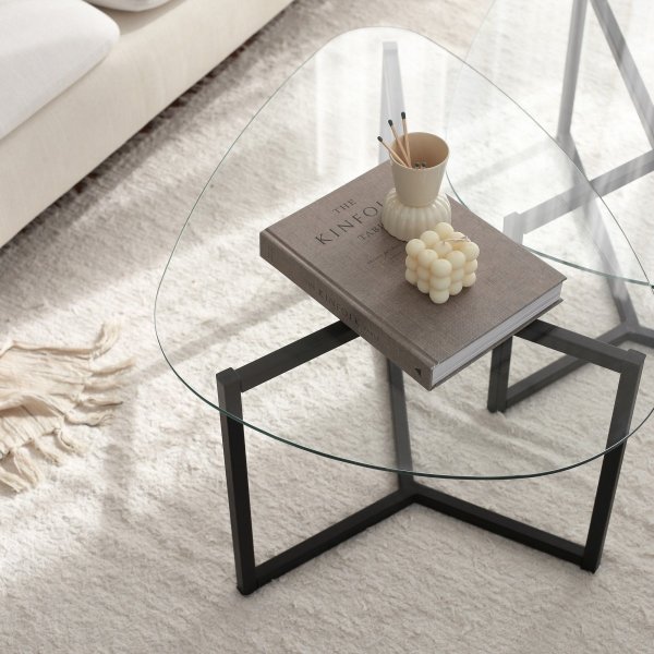Bellisimo Beistelltisch / Couchtisch aus Glas