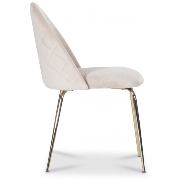 Plaza Essgruppe, Marmortisch mit 4 Plaza Samtstühlen - Beige/Grau/Schwarz
