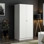 Larett Kleiderschrank 90 cm - Weiß