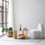 Armand Couchtisch Ø75 cm - Eiche