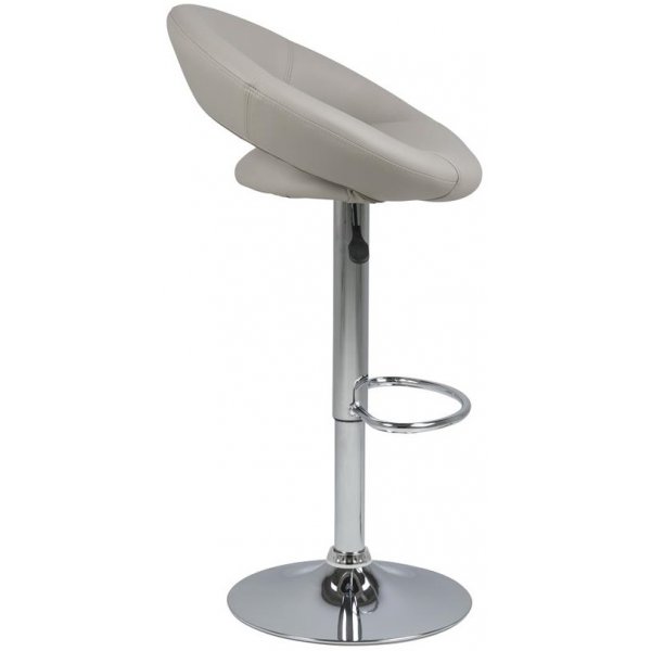 Liverpool Barhocker - Chrom / Beige (PU)