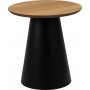 Soli Couchtisch Ø45 cm - Eiche/Schwarz