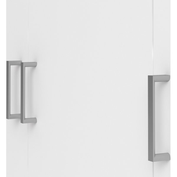 Space-Kleiderschrank mit 3 Türen - Weiß