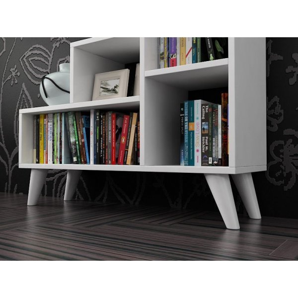 Bücherregal Nisa - Weiß