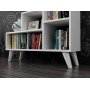 Bücherregal Nisa - Weiß