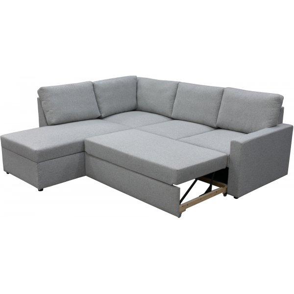 Traumgraues Schlafsofa mit Stauraum und Ecksofa