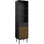 Vitrine Soma - Schwarz/Espresso
