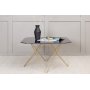 Couchtisch Michel 80 x 80 cm - Schwarzer Marmor
