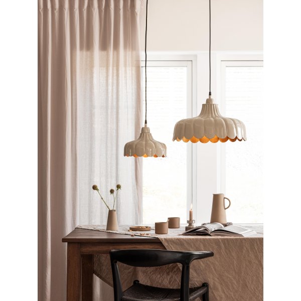 Wells Deckenleuchte - Beige/Gold - 43 cm
