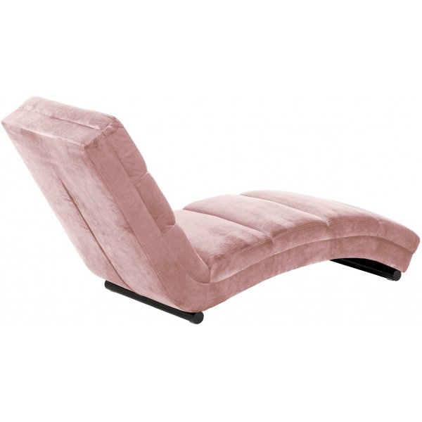 Crosby Liegesessel - hellrosa (Samt)