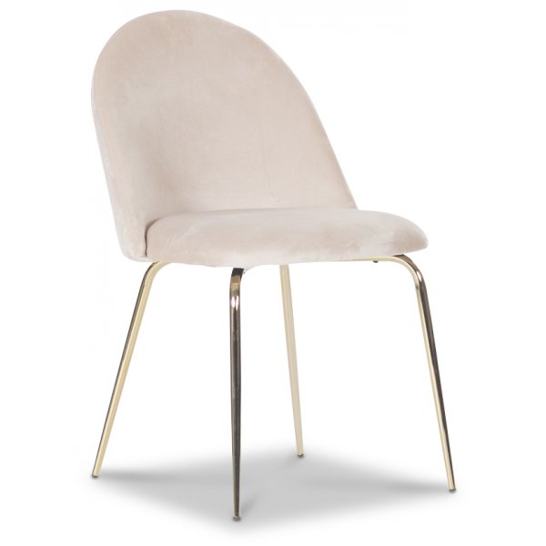 Plaza Essgruppe, Marmortisch mit 4 Plaza Samtstühlen - Beige/Grau/Schwarz