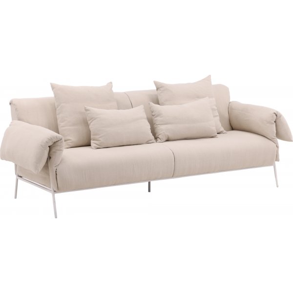Öckerö 3-Sitzer-Sofa - Beige/Weiß