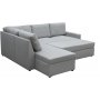 Traumgraues Schlafsofa mit Stauraum und Ecksofa