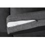 Ecksofa Salem aus dunkelgrauem Stoff