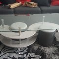 Kundenbild Meeting Couchtisch inklusive Hocker - Dunkelgrau/Grau