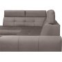 Matras Ecksofa mit offenem Ende links - Grau