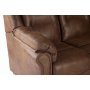 Vera 3-Sitzer-Sofa aus brauner Mikrofaser