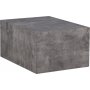 York Low Couchtisch 80 x 60 cm - Dunkelgrau