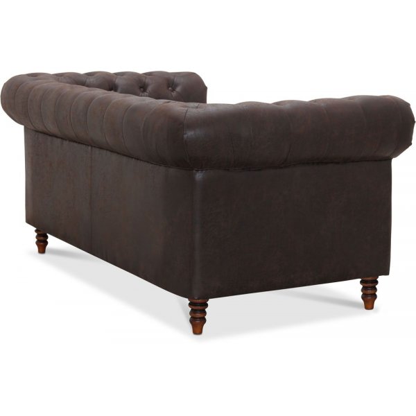 Chesterfield Cambridge 2-Sitzer Sofa - Vintage Stoff