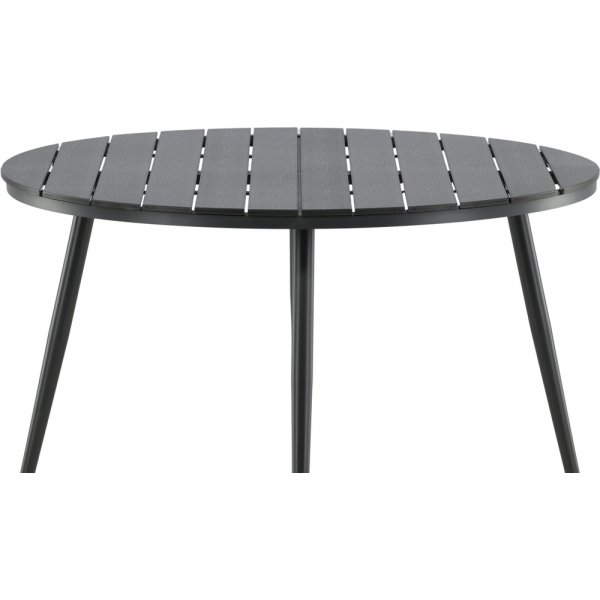 Break Esstisch Ø120 cm - Schwarz
