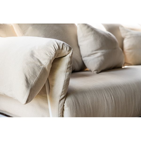 Öckerö 3-Sitzer-Sofa - Beige/Weiß