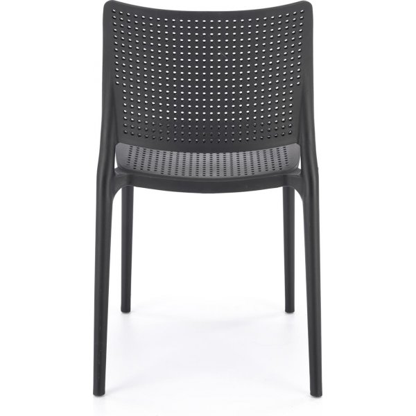 Cadeira stapelbarer Esszimmerstuhl 514 - Schwarz