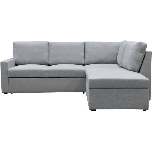 Traumgraues Schlafsofa mit Stauraum und Ecksofa