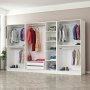 Cavolo Kleiderschrank 315 cm, Variante A - Weiß