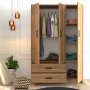 Grande Kleiderschrank - Eiche