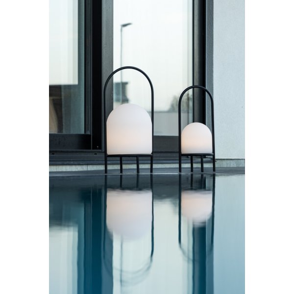 Colie Tischlampe Ø26 cm - Schwarz/Weiß