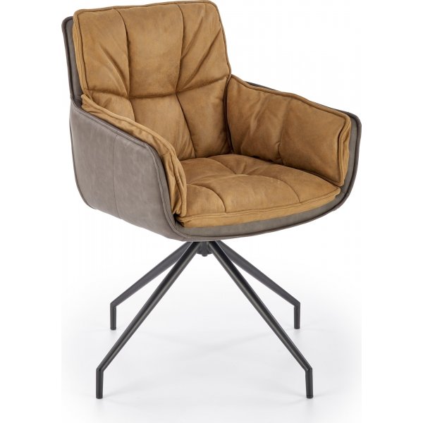Cadeira Esszimmerstuhl 523 - Braun/Schwarz