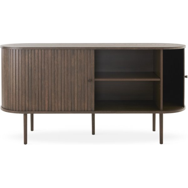 Slide Sideboard 150 cm - Braun lackierte Eiche