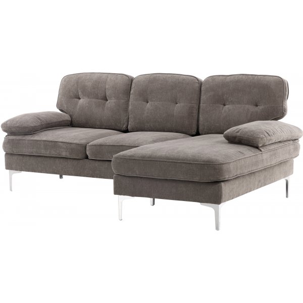 Remis Diwansofa - Dunkelgrau