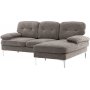 Remis Diwansofa - Dunkelgrau