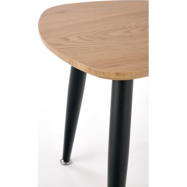 Adaline Couchtisch 40x40 | 60x60 cm - Eiche/schwarz
